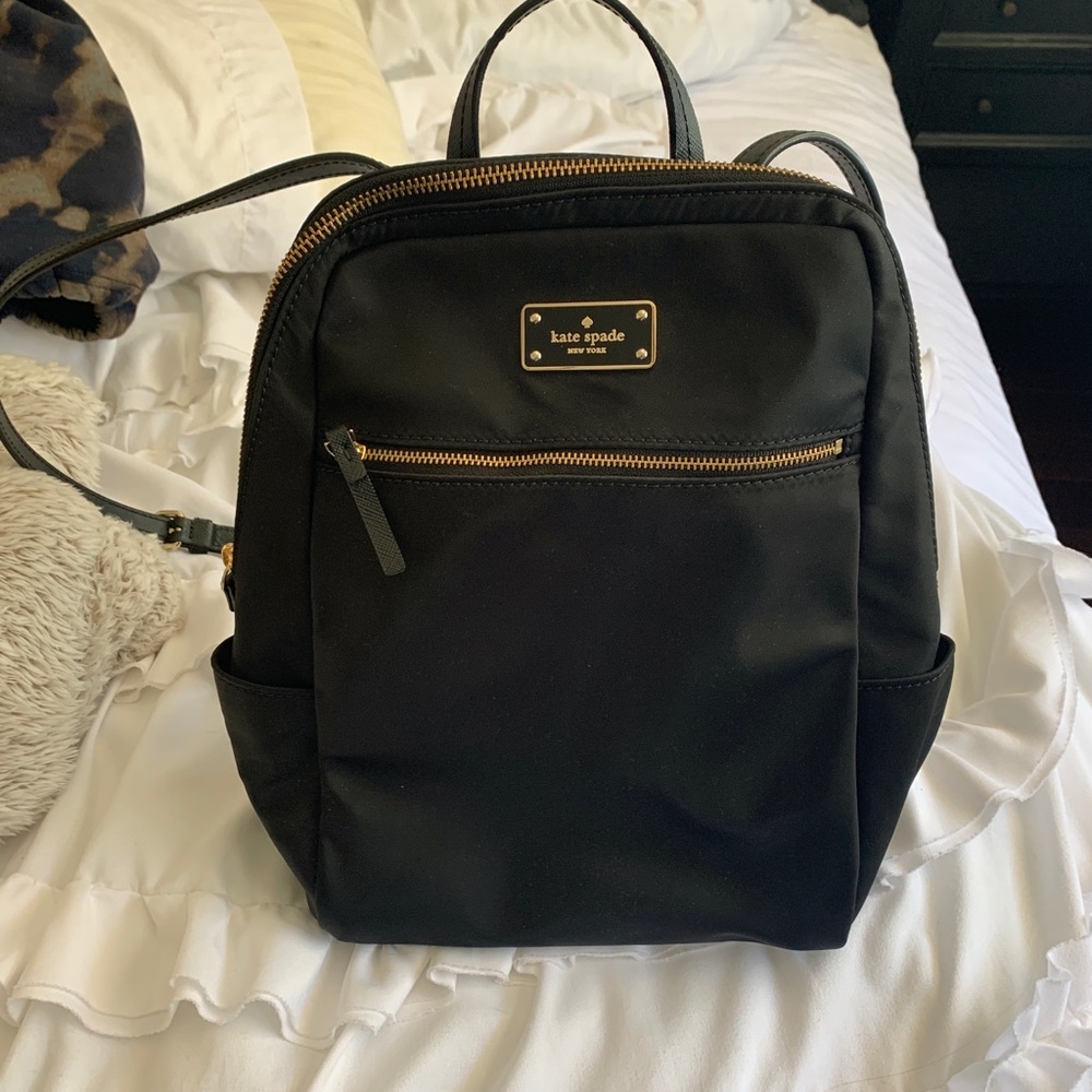 Kate Spade Black Mini Backpack